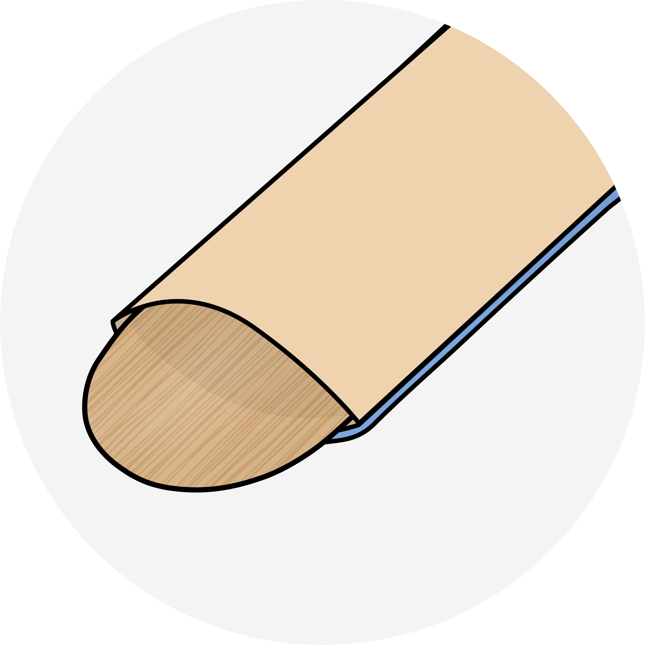 Disposable papmAm files on bases (thin)