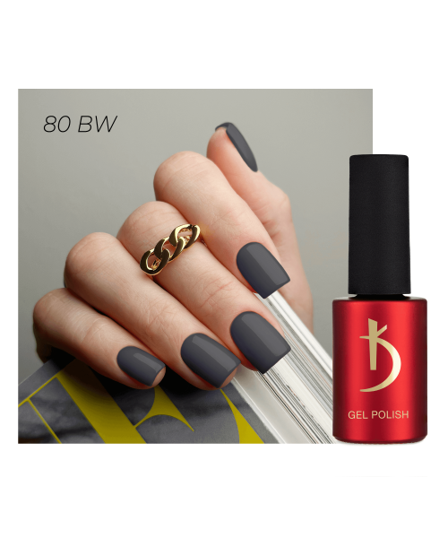 80BW Gel Polish Black and White 7 ml image 0