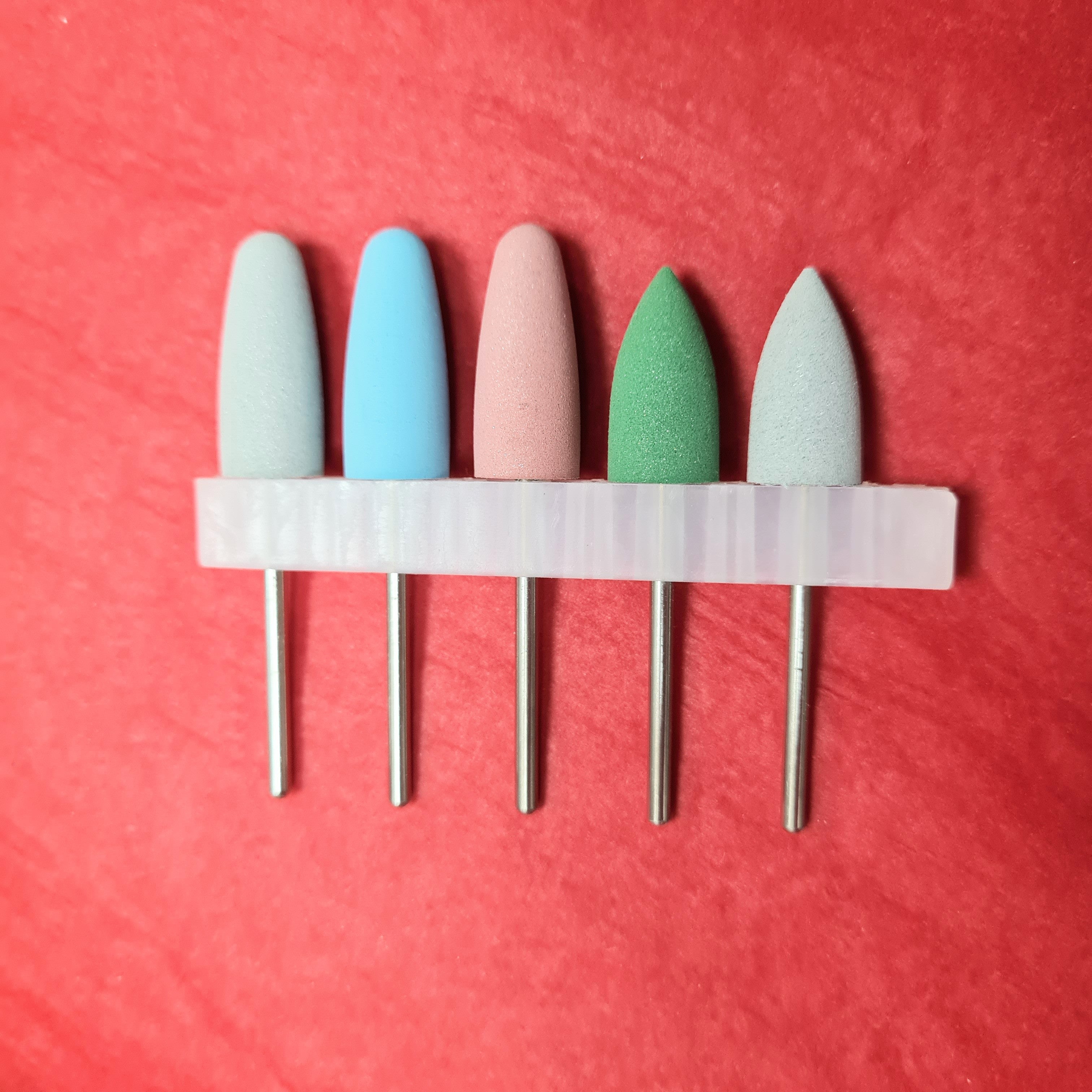 Polisher drill bits for E-filemanicure, 5 pcs image 0