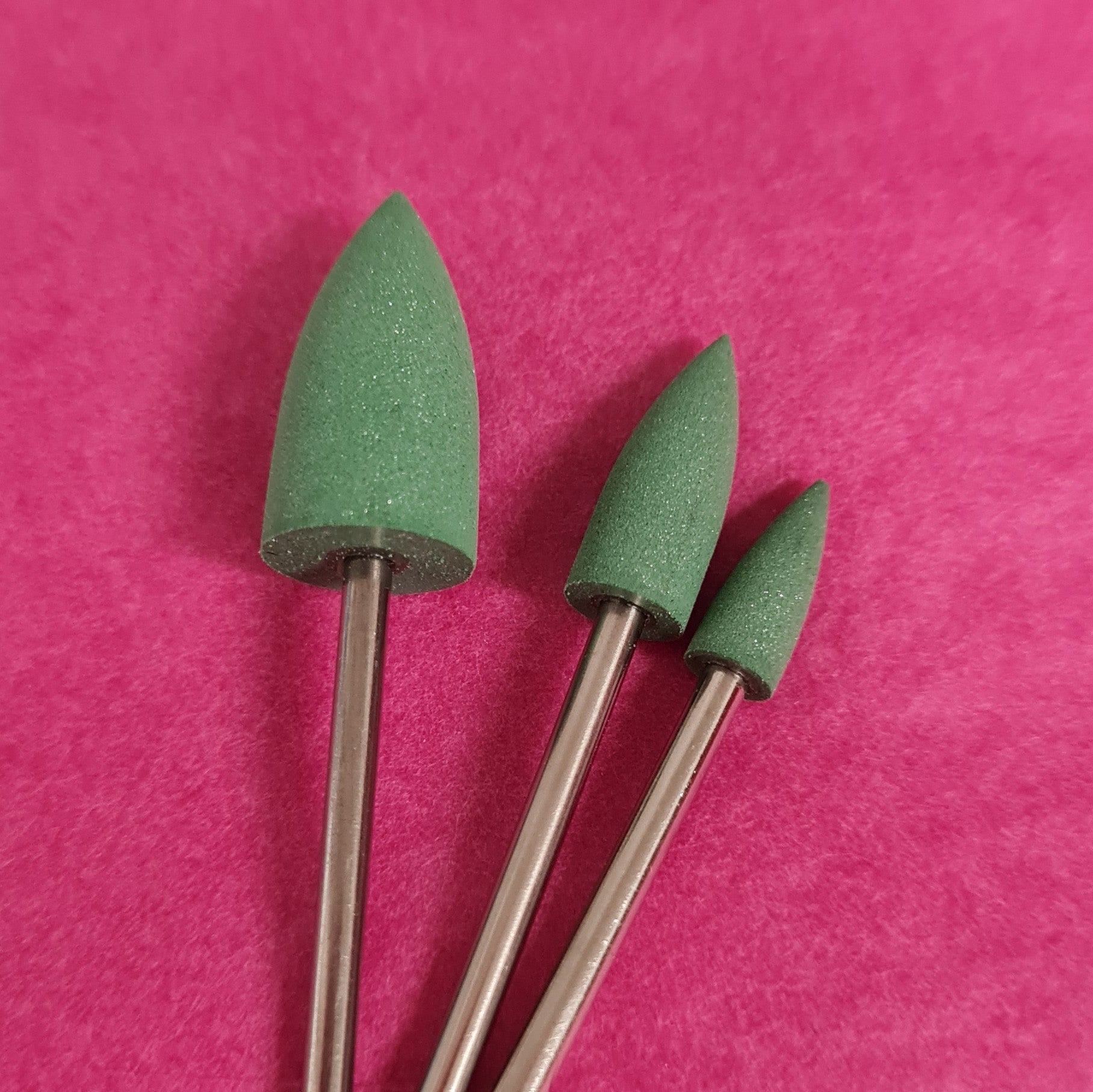 Polisher drill bits for E-file manicure/pedicure, 3 pc image 0