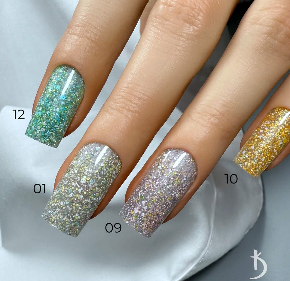 Color base coat "Crystal Drops" 01, 7 ml image 2