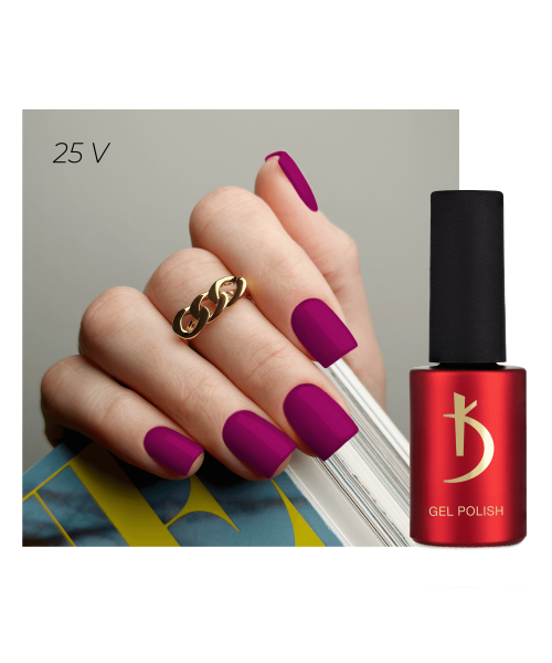 25 V Gel polish Violet 7ml image 0