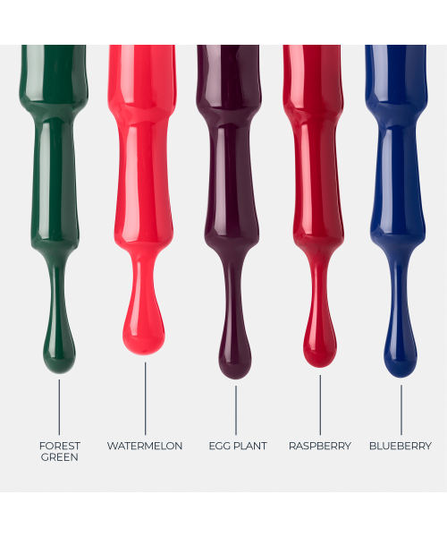 Color Rubber Base gel, Watermelon, 7ml image 3