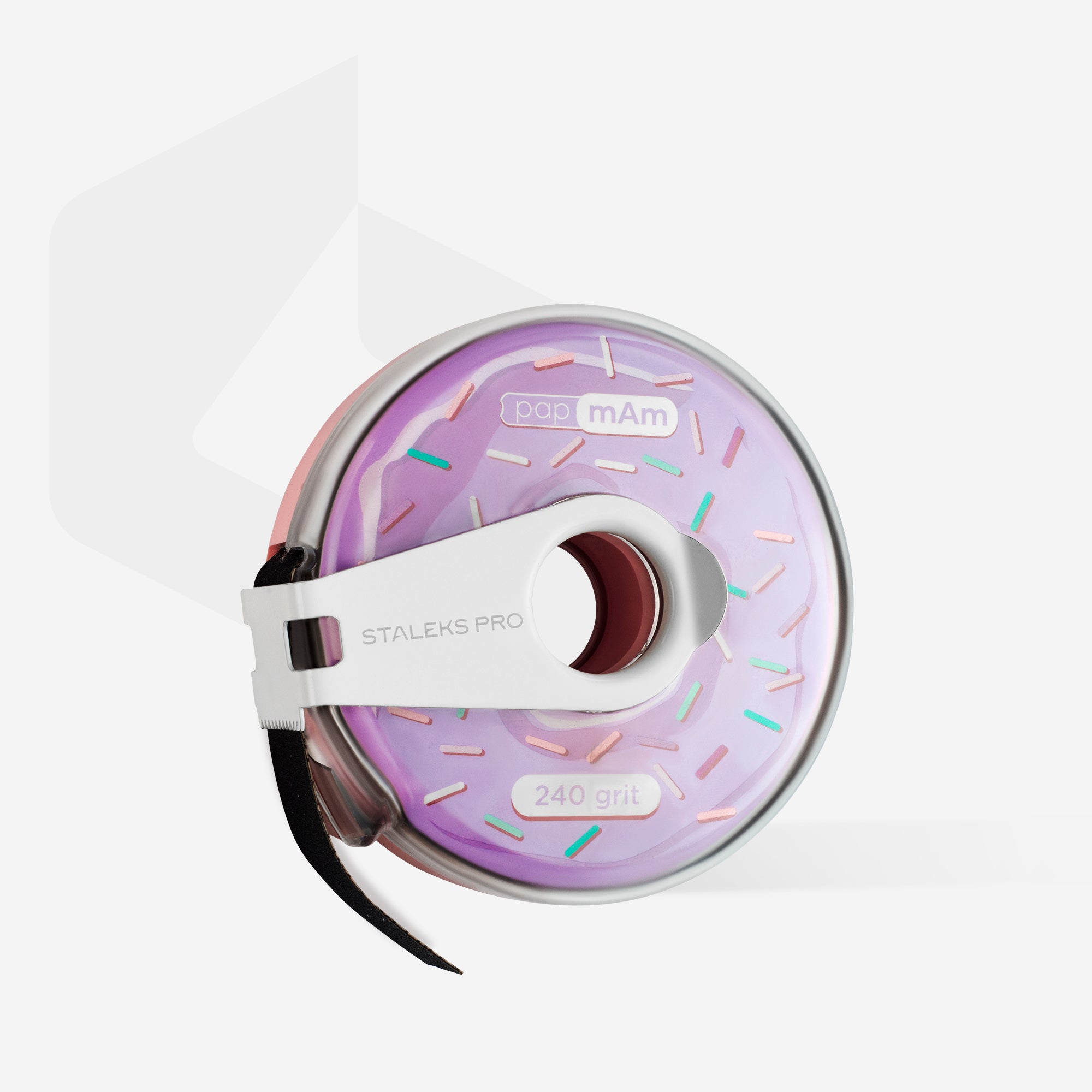 Nail file refill roll papmAm in a plastic case Bobbinail EXPERT, 240 grit