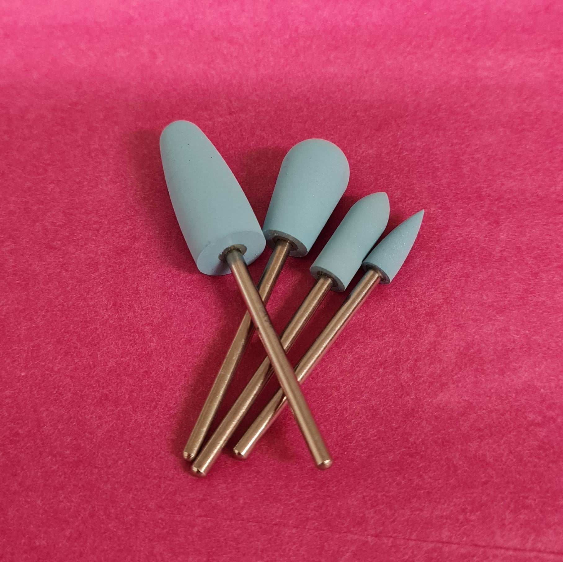 Polisher drill bits for E-file manicure/pedicure, 4 pcs image 1