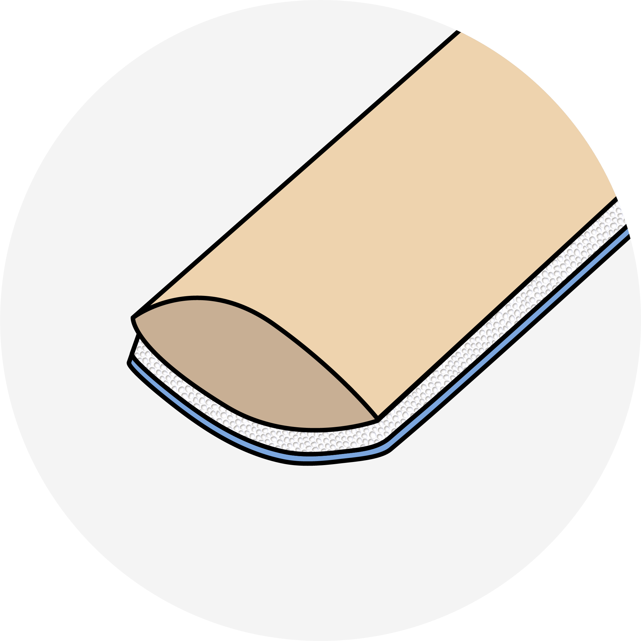 Disposable papmAm files (with foam layer)