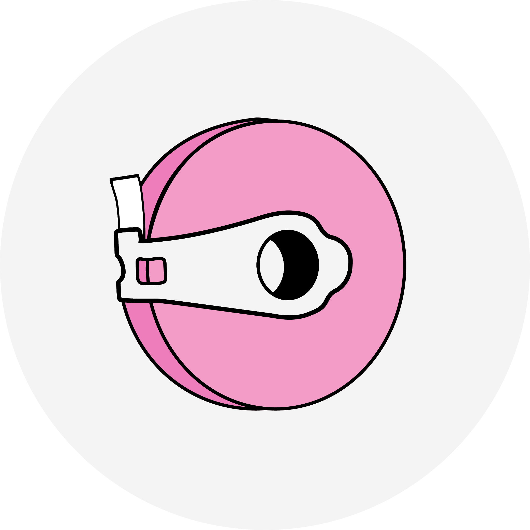 Adhesive files in the donut