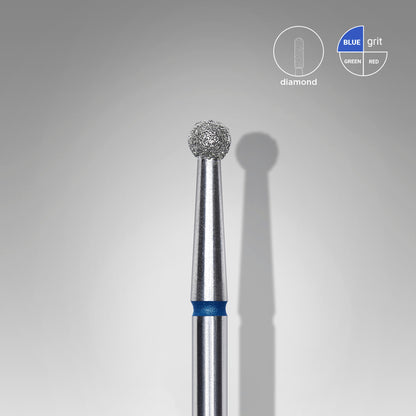 FA01B027   DIAMOND NAIL DRILL BIT, "BALL", BLUE image 0