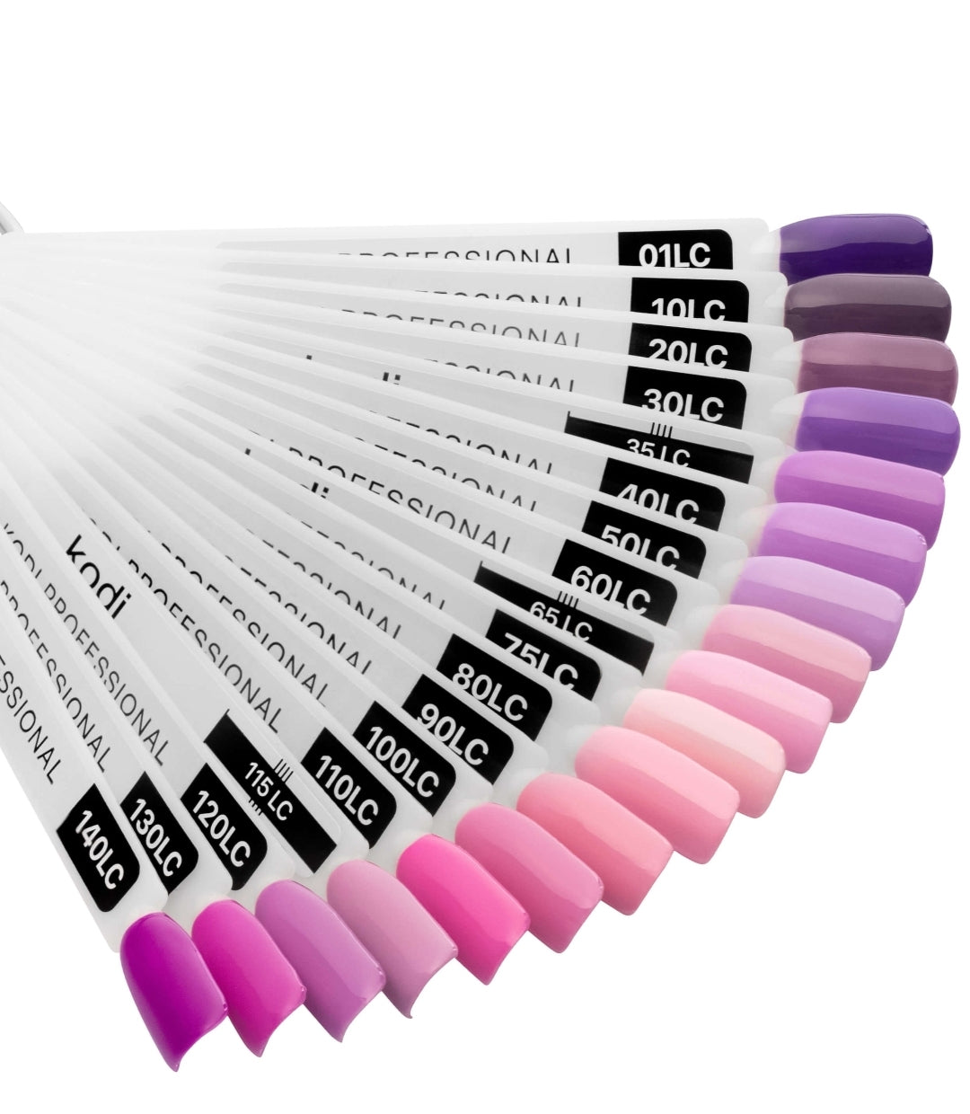 Palette of gel polishes "Lilac " 18 tips  image 1