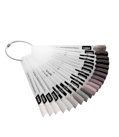 Palette of gel polishes "Black and White " 23 tips  image 0