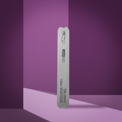MBE-20s  Nail file metal straight (base) Staleks  (130 mm) image 0
