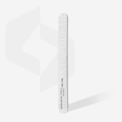 NFB-21/4 Mineral straight nail file SMART 100/100 grit, 5 pcs/set image 2