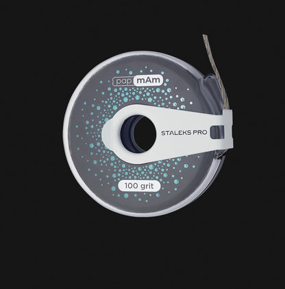 ATClux-100  NAIL FILE REFILL ROLL PAPMAM EXCLUSIVE IN A PLASTIC CASE STALEKS PRO image 0