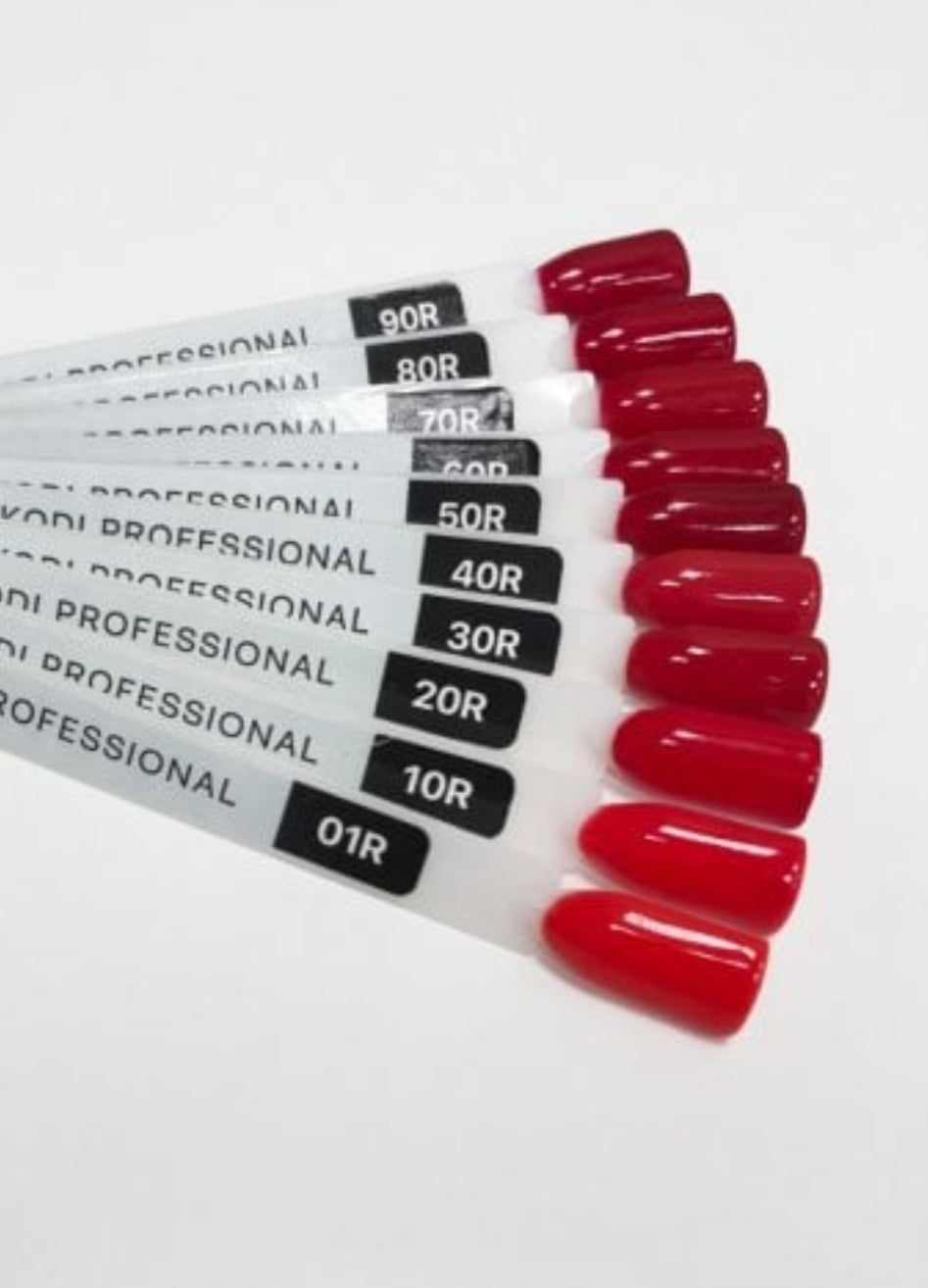 Palette of gel polishes "Red " 13 tips  image 1