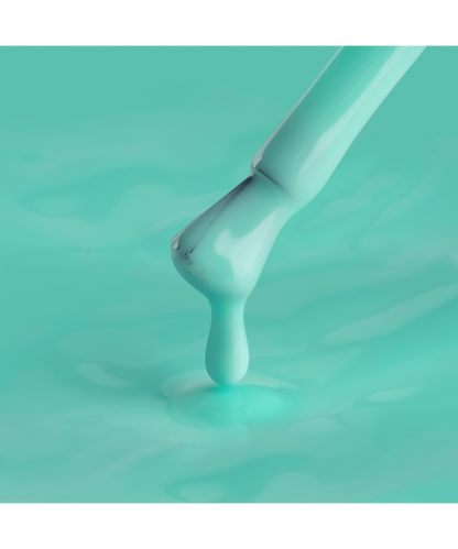 Color Rubber Base gel,  Mint,  7 ml image 2