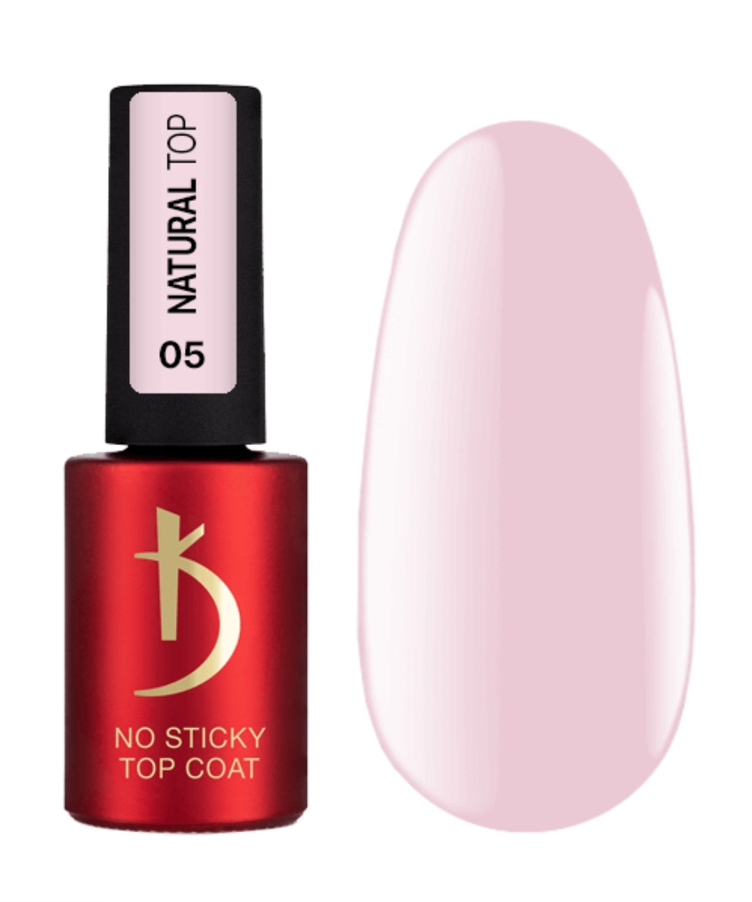 "Natural Top" 05, Top coat without sticky layer,  7 ml image 0