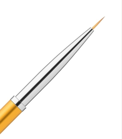 Gold painting brush,  size 00/3, nylon pile image 1