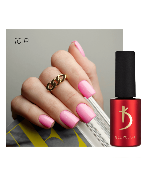 10P Gel polish Pink 7 ml image 0