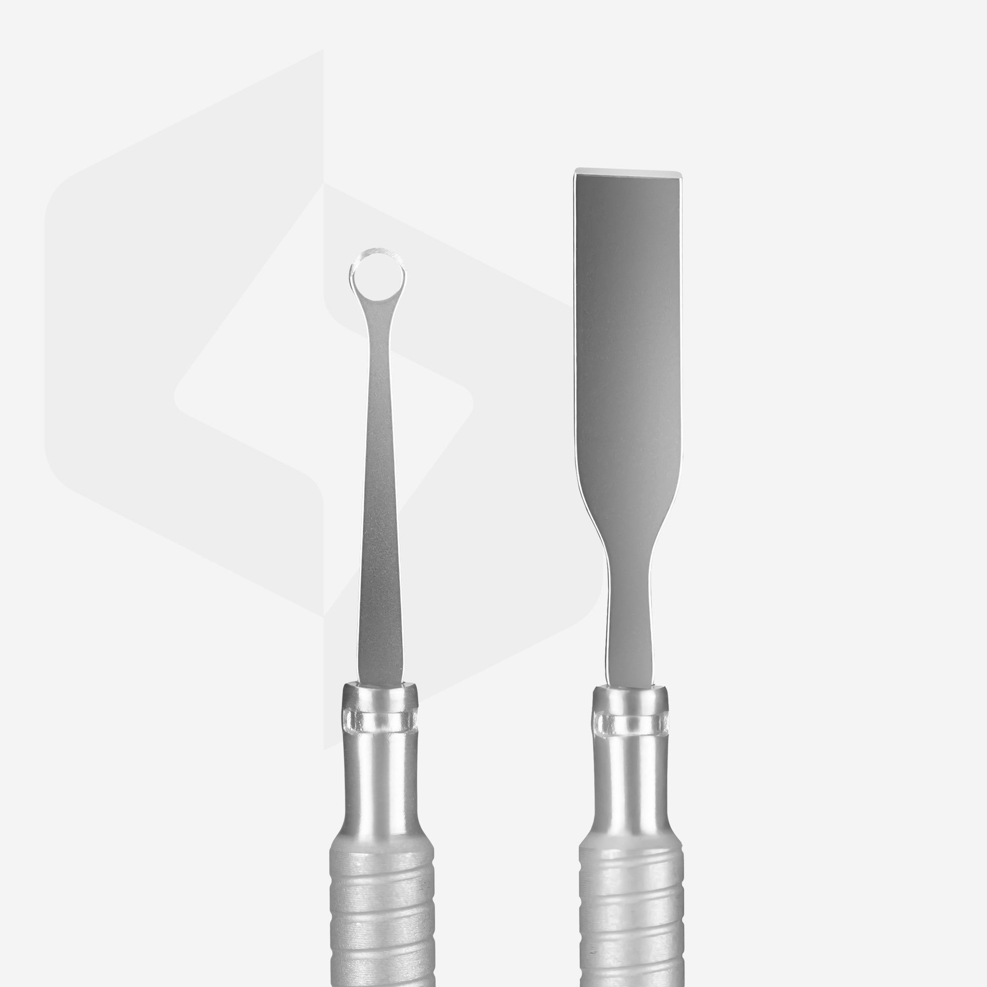 PS-80/1 Cuticle pusher (straight flat and loop pusher) image 1