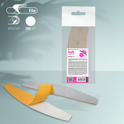 DF-40-150 Disposable files for crescent nail file Staleks Smart 30 pcs image 0