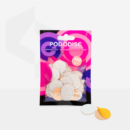 PDF-20-320w White refill pads for Pododisc Pro M, 320 gr, 50 pcs image 2