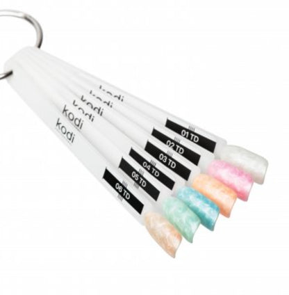 Palette of gel polishes "Tornado" 6 tips image 1