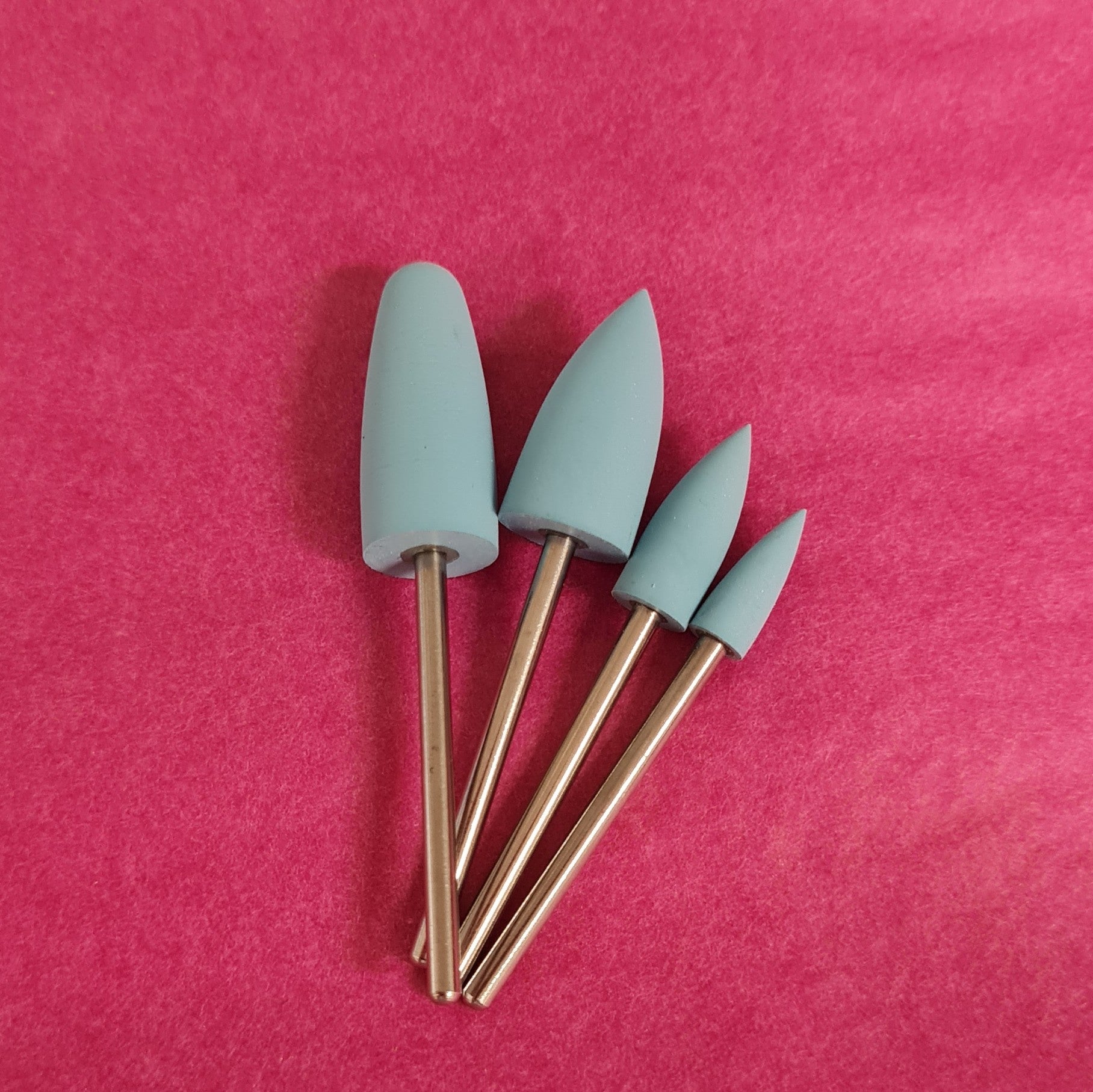 Polisher drill bits for E-file manicure/pedicure, 4 pcs image 0