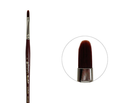 DCr33R  N.7   Enjoy by Roubloff Brush, Oval image 0