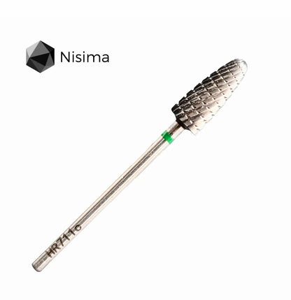 Hr711cK Carbide Drill bit Green rounded corn, medium notch image 0