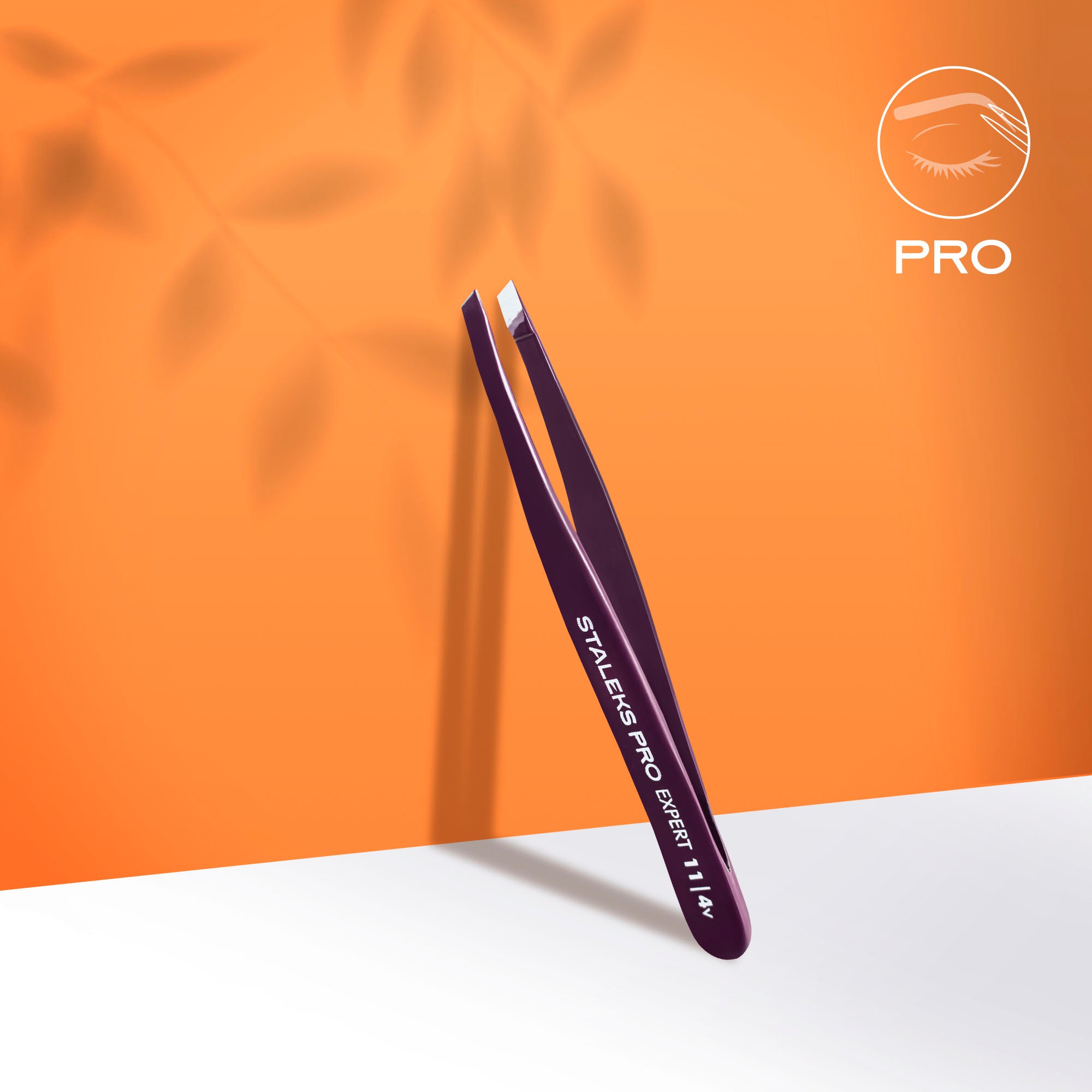 TE-11/4v  Eyebrow tweezers Staleks Pro Expert image 0