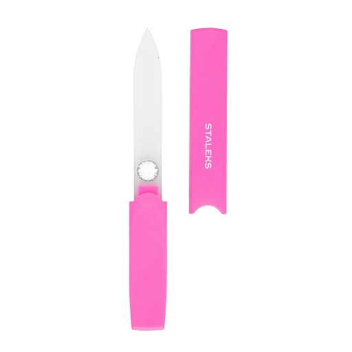 FBC-13-128  Nail file BEAUTY & CARE 13 128 mm  Glass ,  Pink image 0