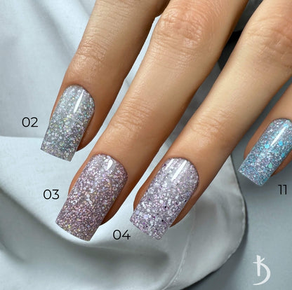 Color base coat "Crystal Drops" 02, 7 ml image 2