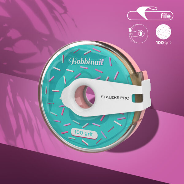 AT-100 Nail file refill roll in a plastic case  for metal base MBE-20 image 0