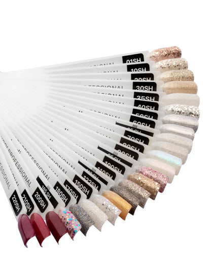 Palette of gel polishes "Shine " 24 tips  image 1