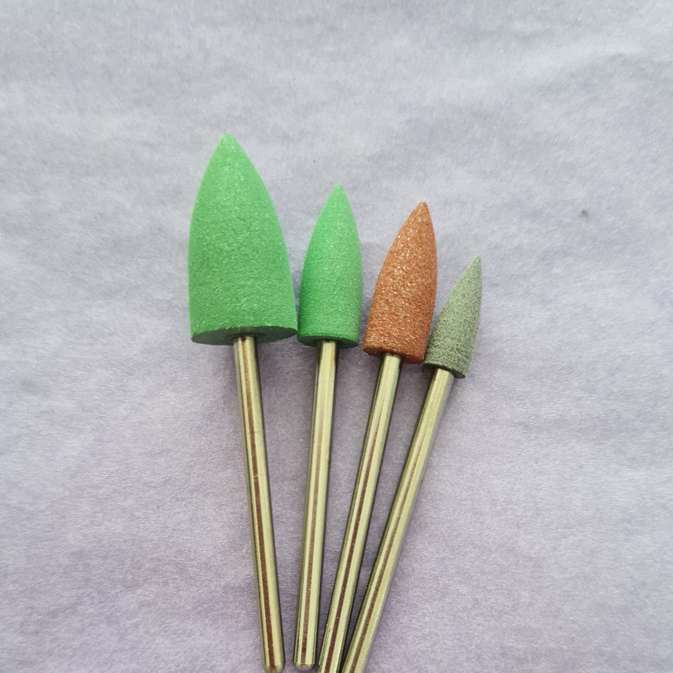 Polisher drill bits for E-file manicure/pedicure, 4 pcs image 1