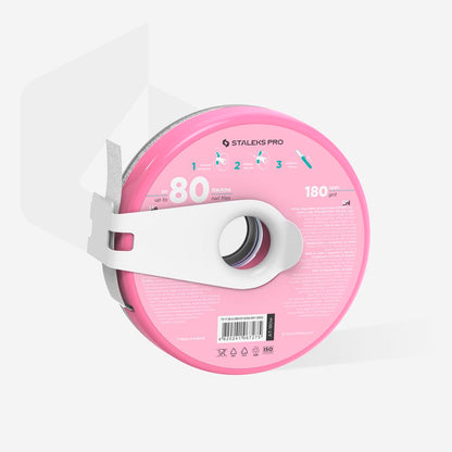 AT-180w | Disposable white abrasive tape EXPERT 180 grit in a plastic case