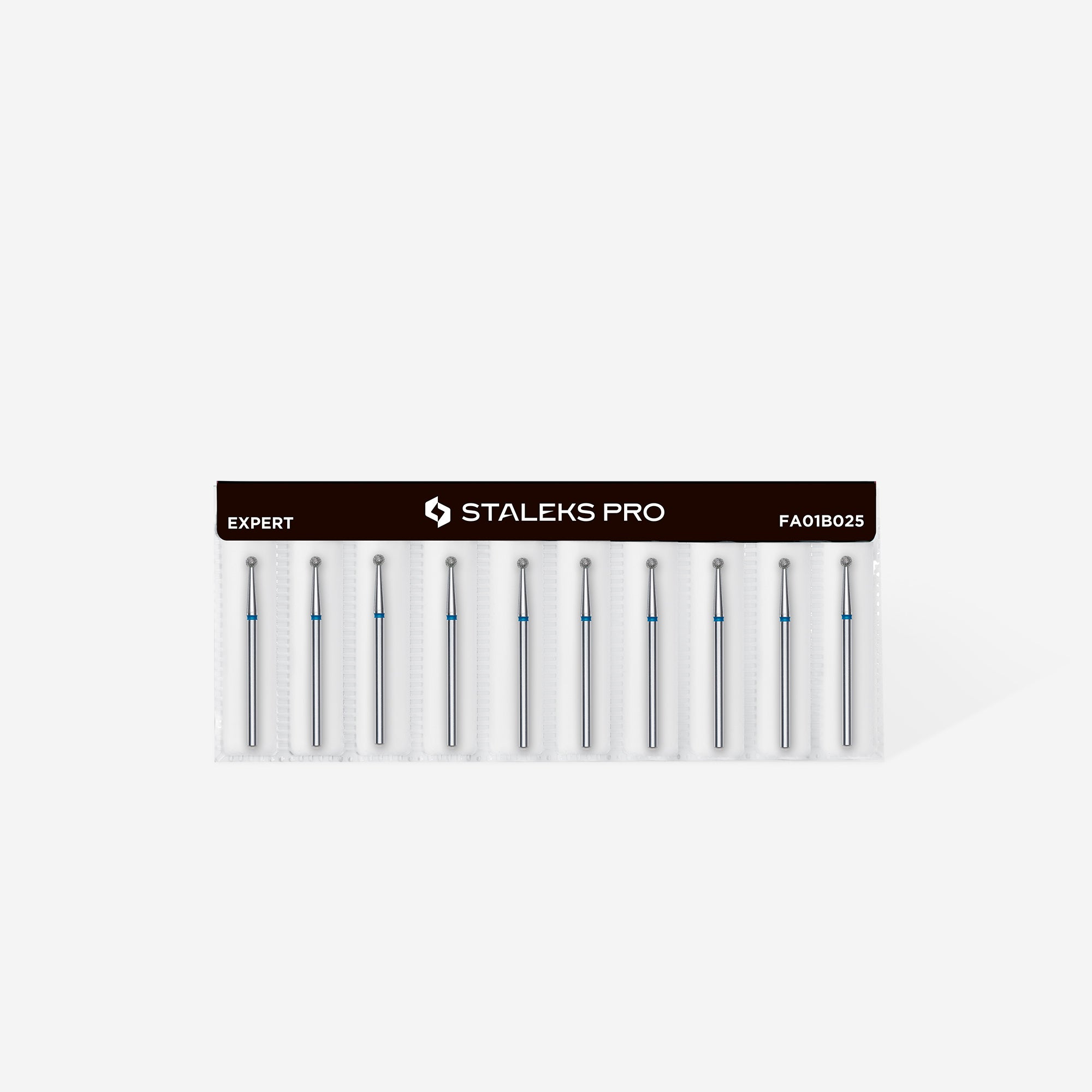 Diamond nail drill bit ball blue EXPERT head diameter 2.5 mm