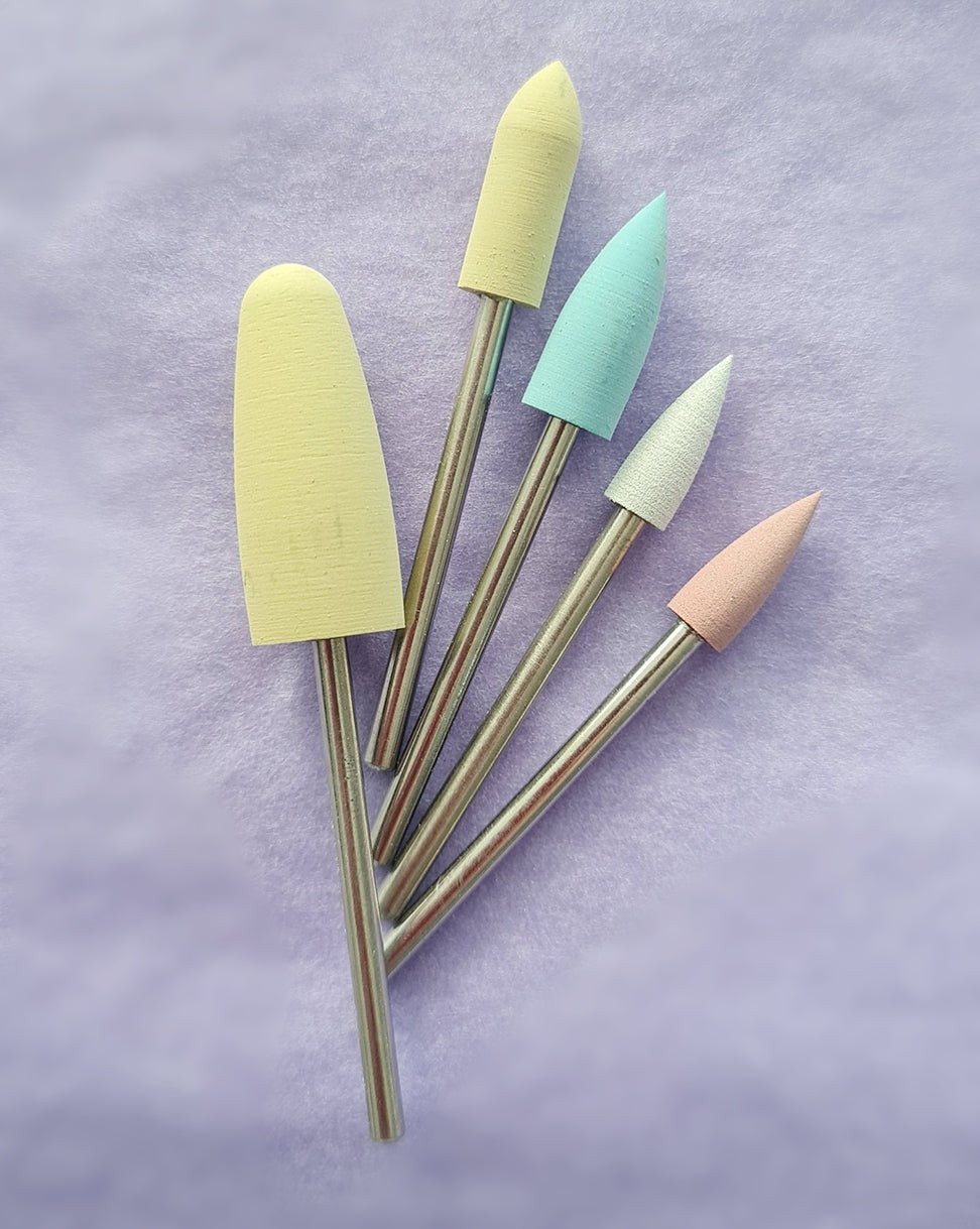  Polisher drill bits for E-file manicure/pedicure, 5 pc. image 0