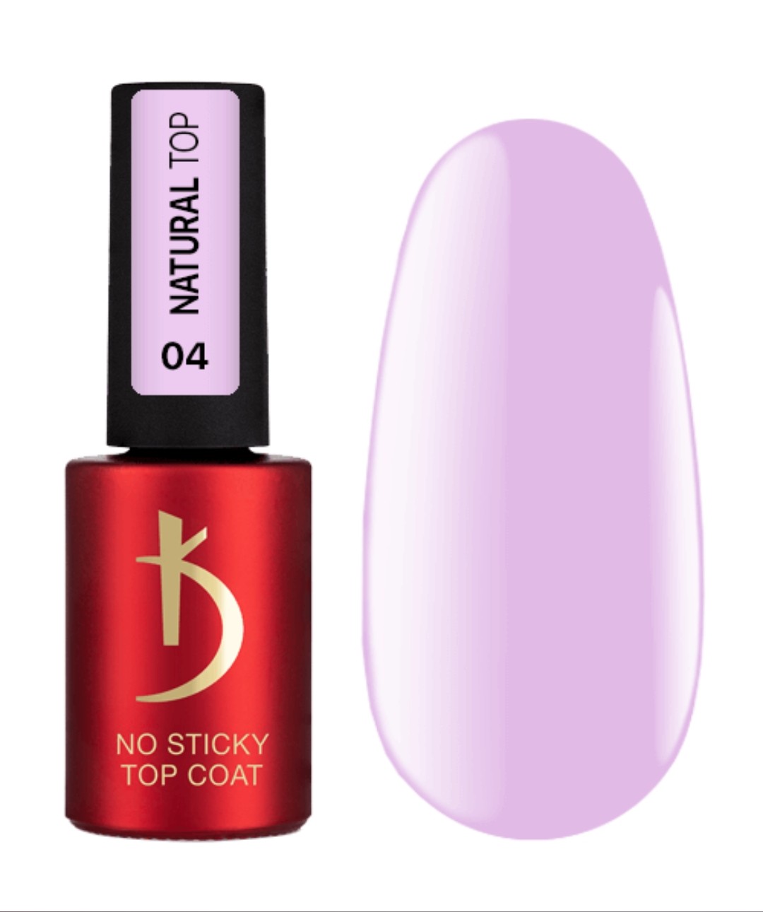"Natural Top" 04, Top coat without sticky layer,  7 ml image 0