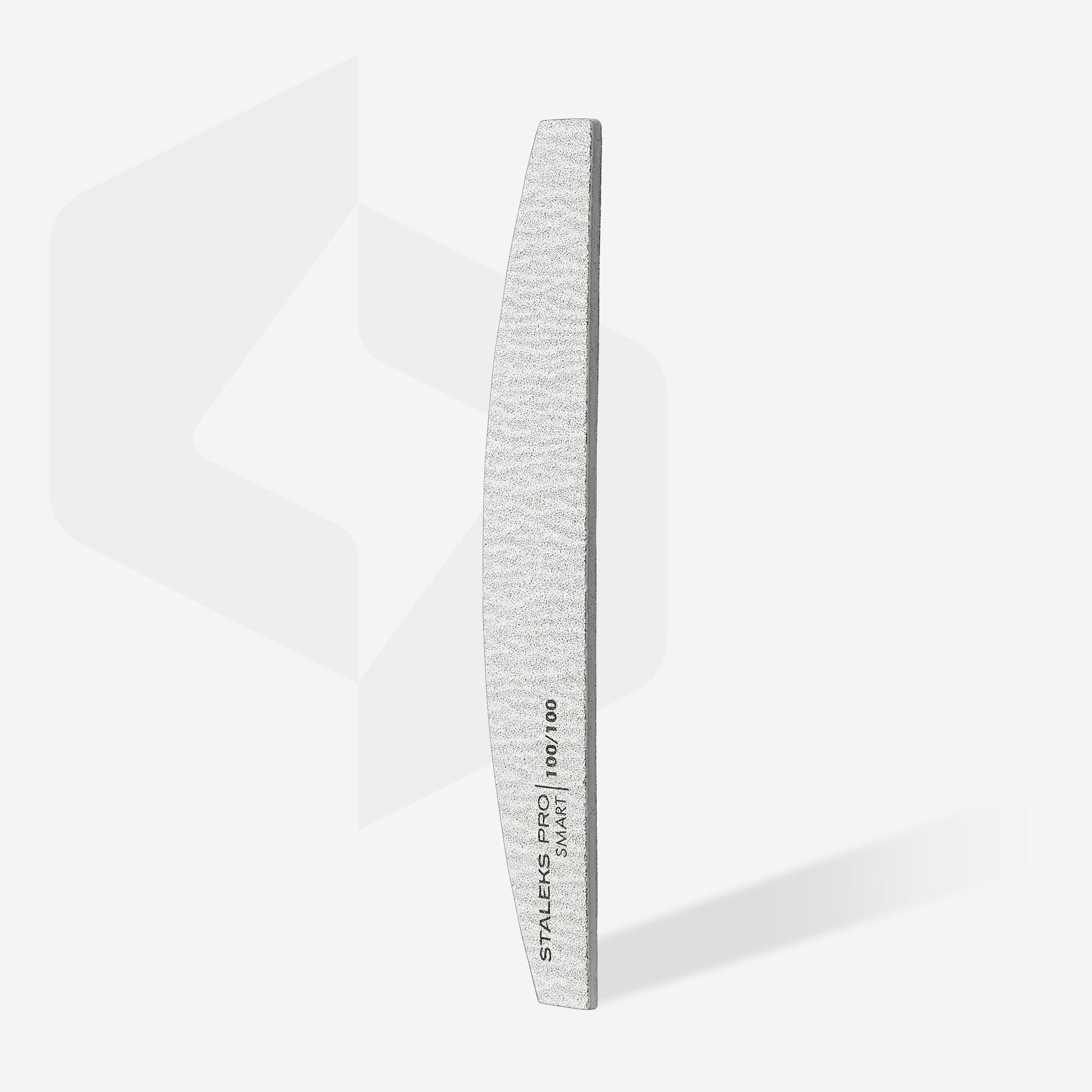 NFB-41/4 Mineral crescent nail file Smart 100/100 grit , 5pcs set image 2