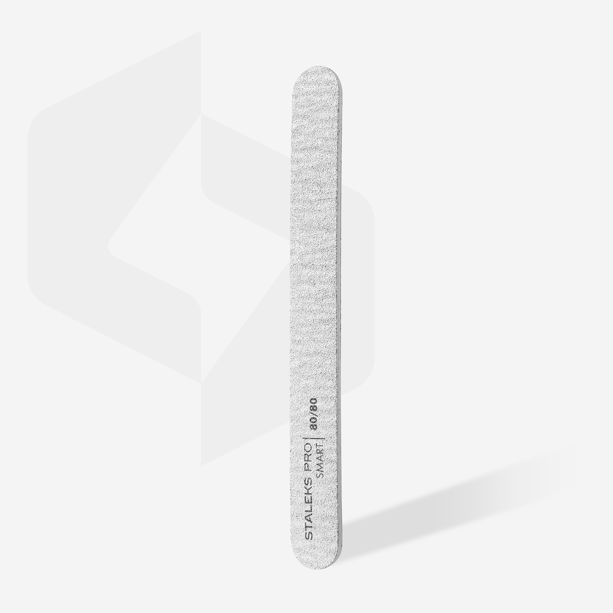 NFB-21/3  Mineral straight nail file SMART 80/80 grit, 5 pcs/set image 2