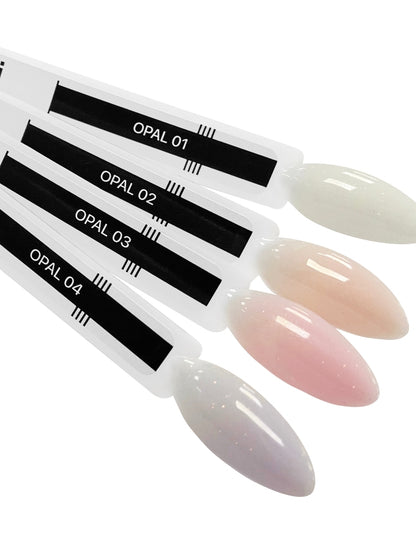 Kodi Palette of Colour Rubber Base gel "OPAL" 4 tips  image 0