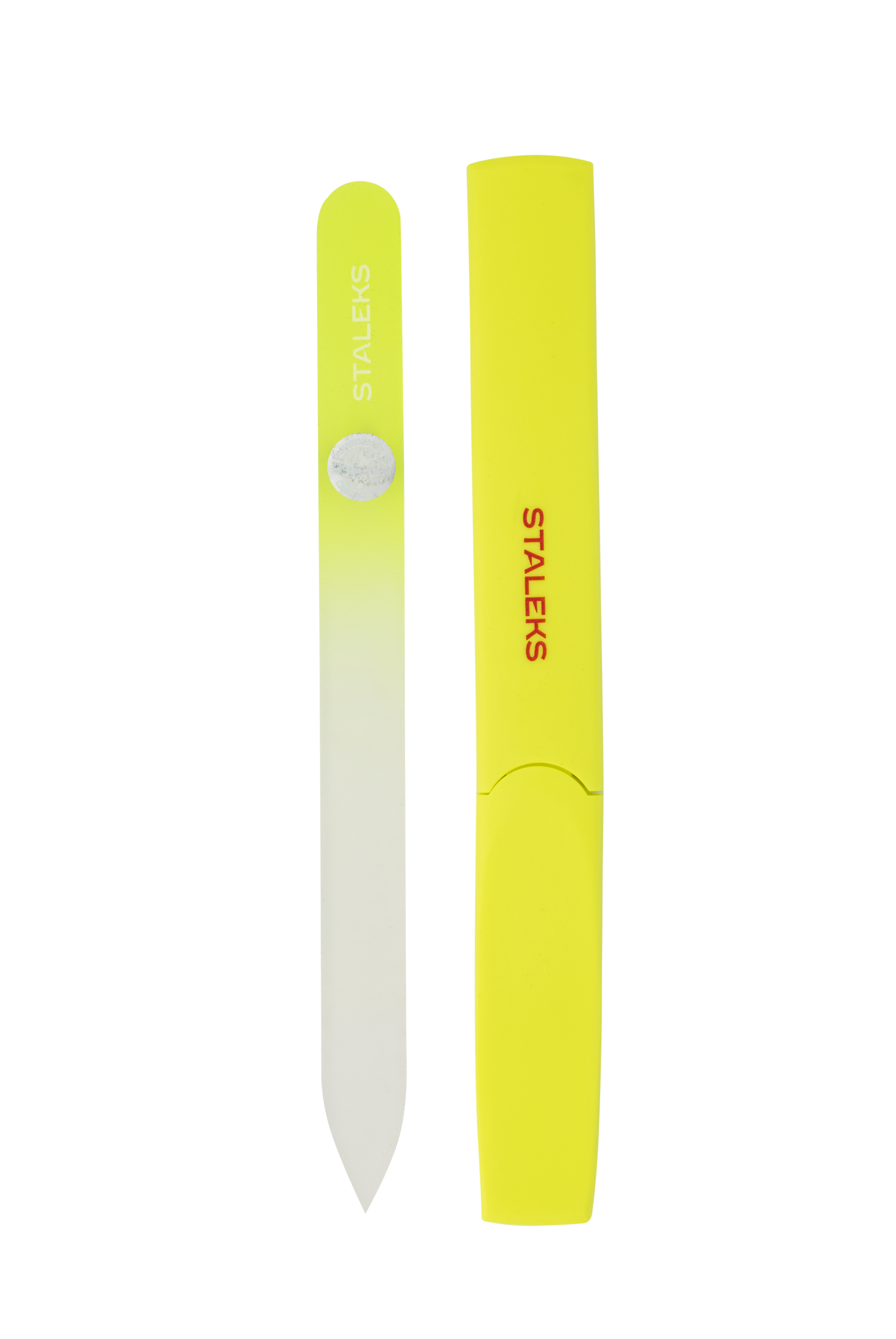 FBC-13-128  Nail file BEAUTY & CARE 13 128 mm  Glass,  Yellow image 0