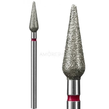 M-060  Diamond drill bit, corn, red, soft, 12 mm image 0