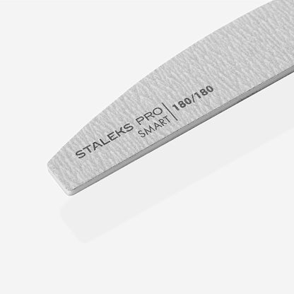 NFB41/6 Mineral crescent nail file SMART 180/180 grit, 5pcs/set image 1