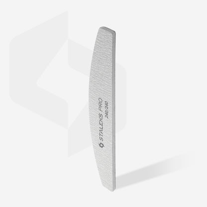 NFB-41/7 Mineral crescent nail file SMART 240/240 grit, 5 pcs/set image 1