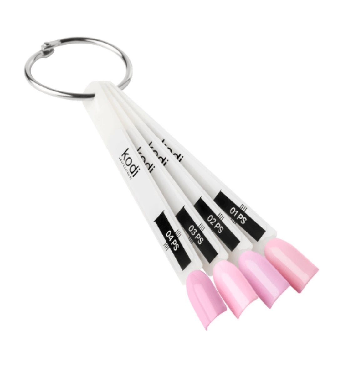 Palette of gel polishes "Pink Silk" 4 tips image 0