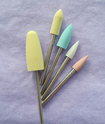  Polisher drill bits for E-file manicure/pedicure, 5 pc. image 1
