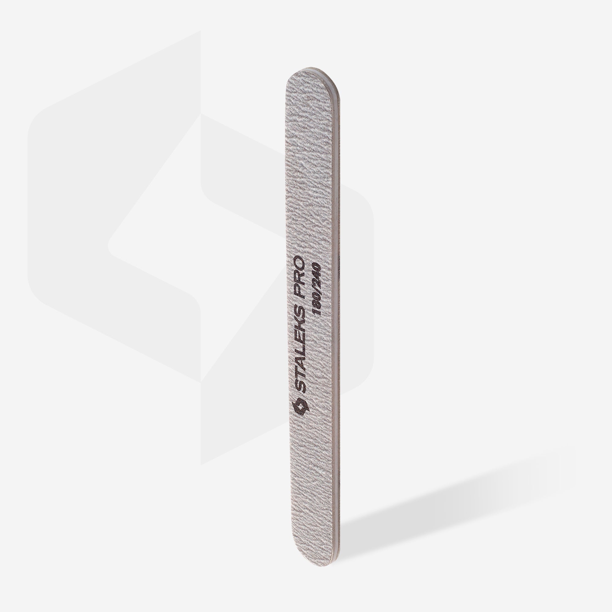 NFB-21/2  Mineral straight nail file SMART 180/240 grit, 5 pcs/set image 1