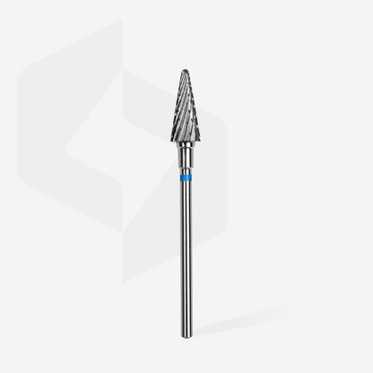 Carbide nail drill bit cone blue EXPERT head diameter 6 mm / working part 14 mm